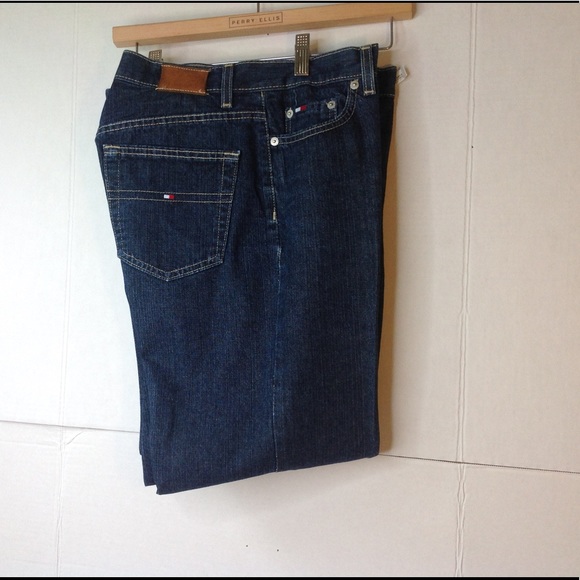 Tommy Hilfiger Denim - Tommy Hilfiger Denim Jeans Vintage Leather Patch